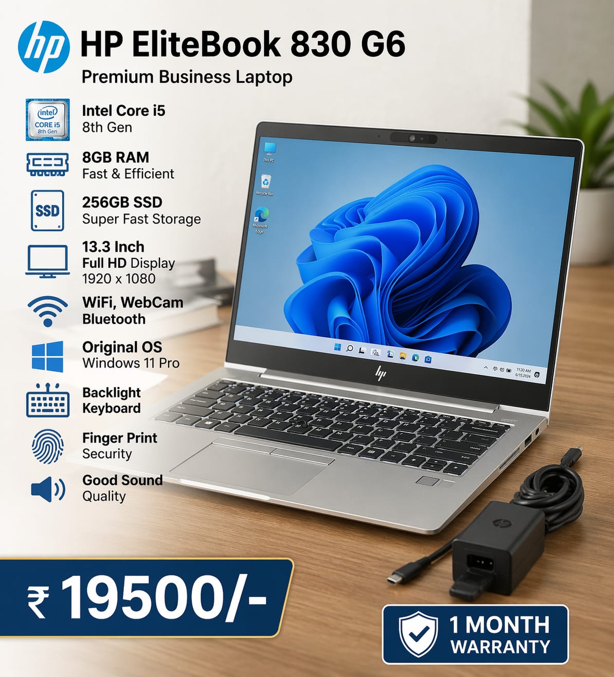 HP EliteBook 830 G6 – Premium Business Laptop